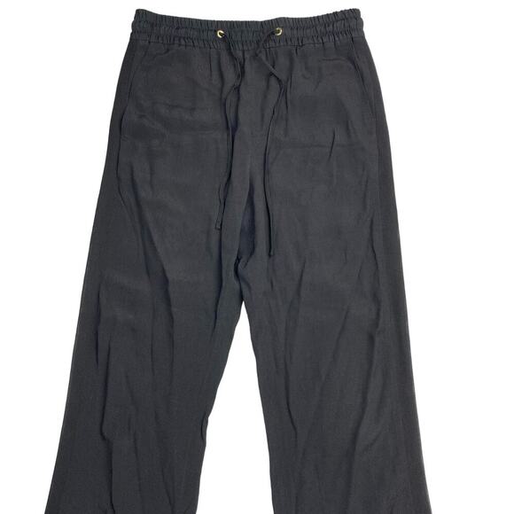 SANDRO Loose Fit Drawstring Trousers Sz 4 + Slight Flaw - Picture 3 of 11